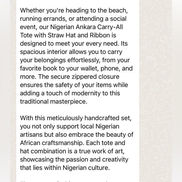 💕Kweenzyafrik  Ankara printed handmade Keimie Carry all Tote hat set - Picture 11 of 17